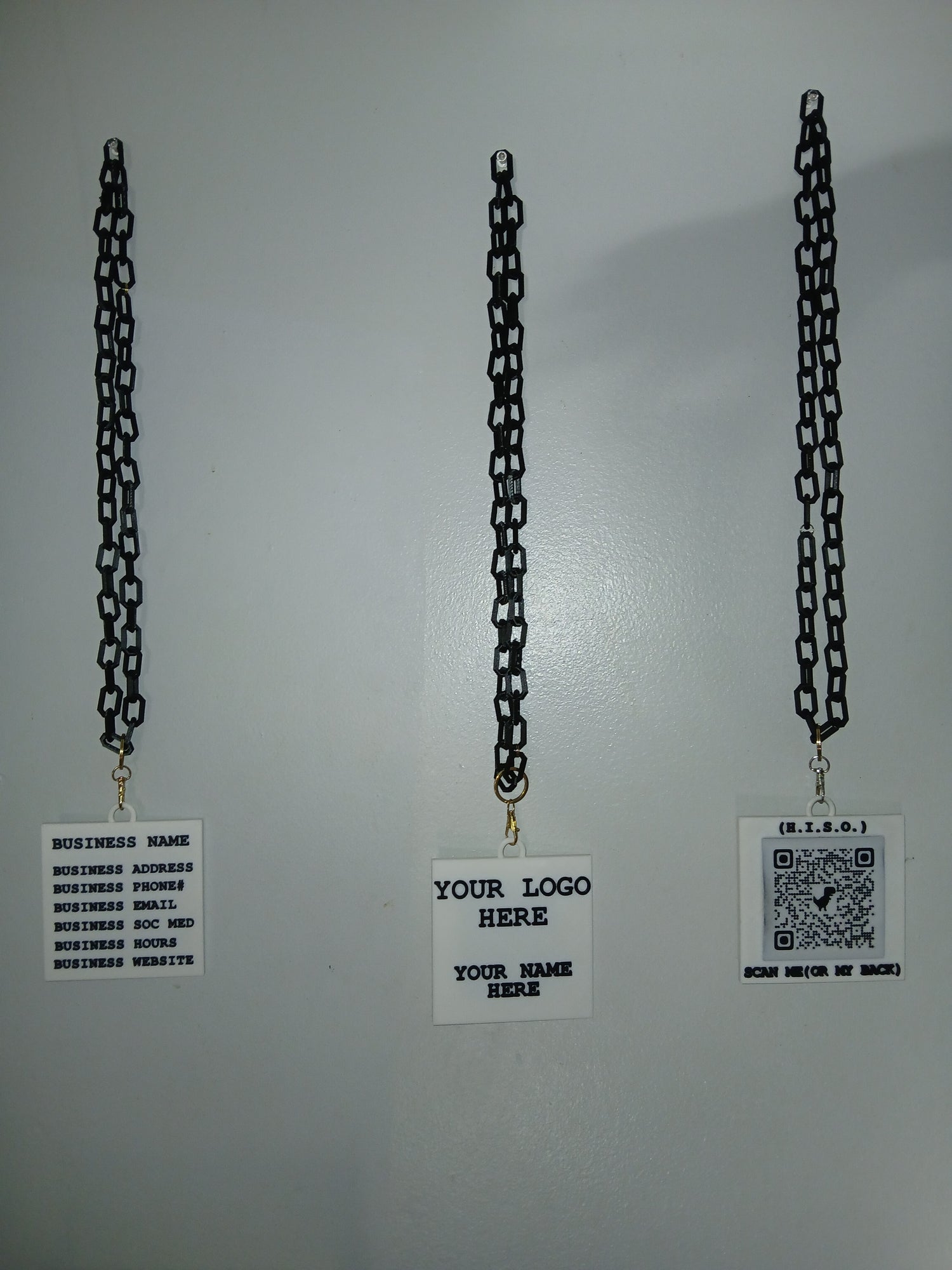 3D Printed QR Code Medallions