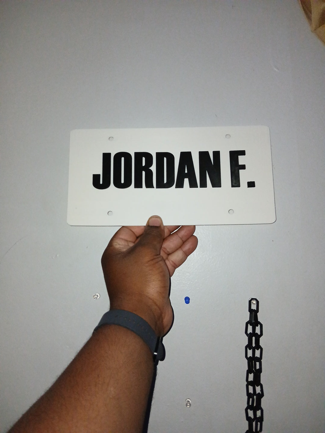 3D Printed License Plates