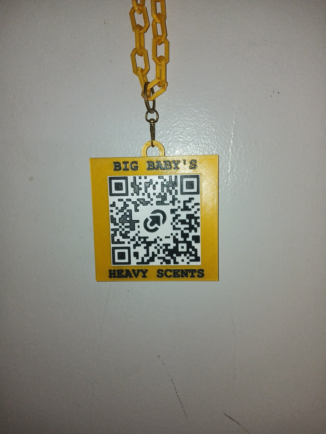 Create your own custom 3D printed QR code business card medallion ( double sided style) (QR code on both sides) (each QR code linked to its own website)