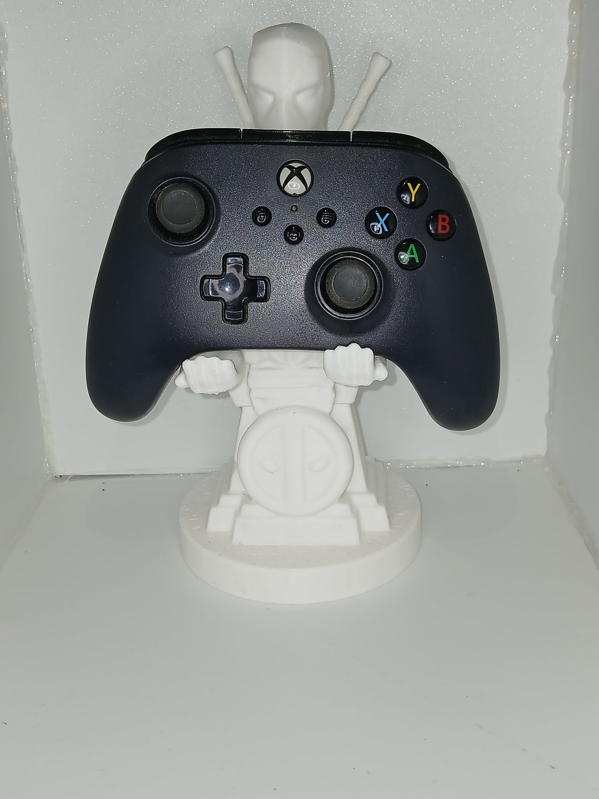 Red Anti-Hero Game Controller & Headphone Stand - 8.5 Inch Desk Display