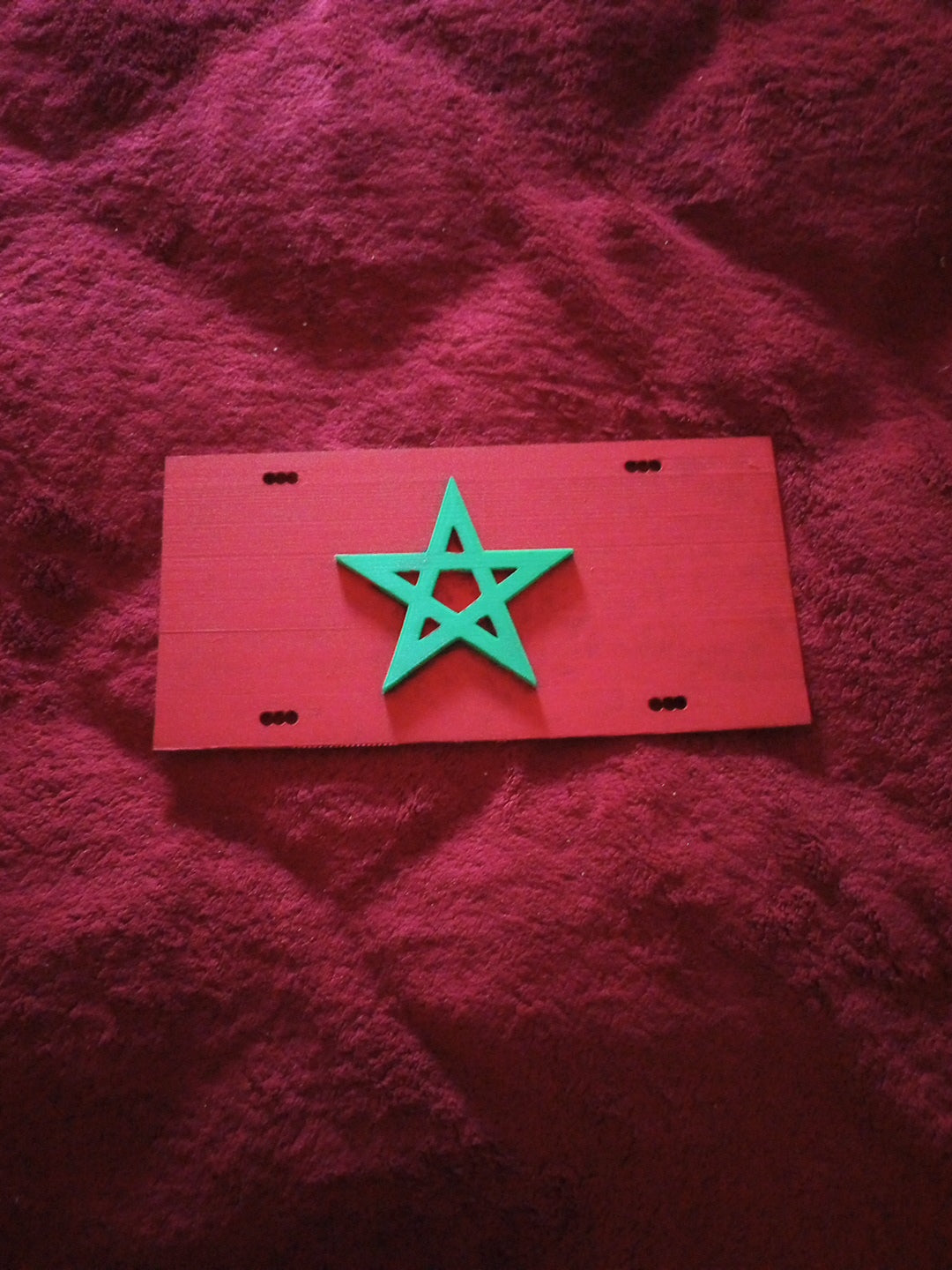 Custom 3D symbol license plate (fully customizable)