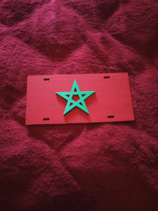 Custom 3D symbol license plate fully customizable