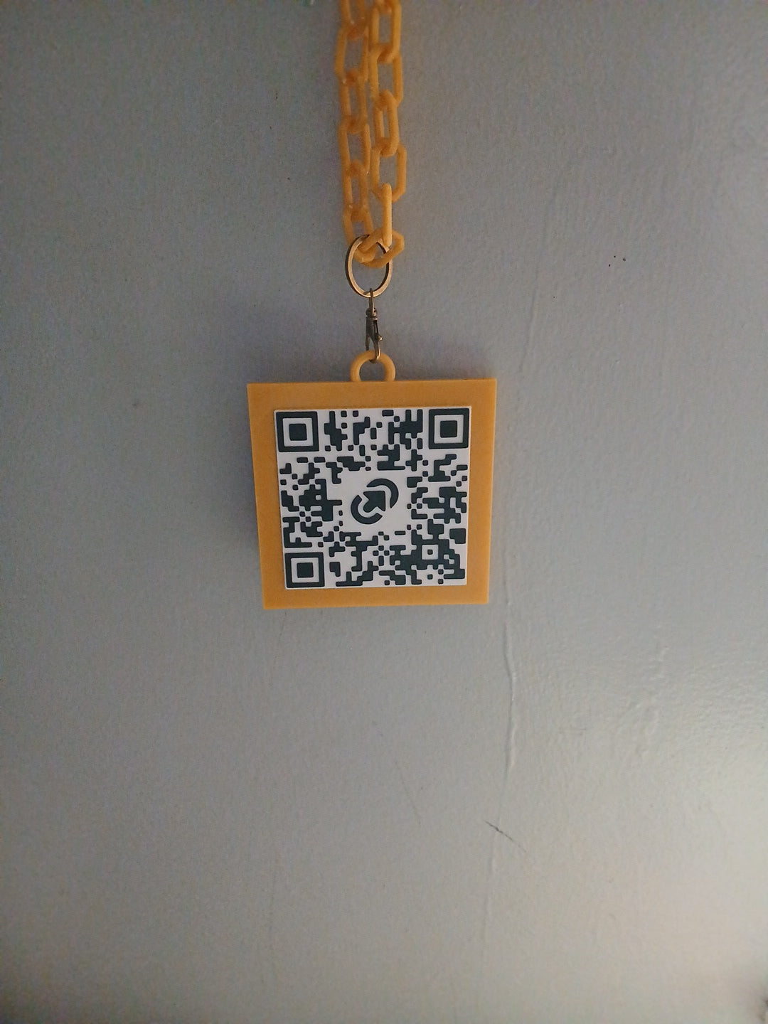 Create your own custom 3D printed QR code business card medallion ( double sided style) (QR code on both sides) (each QR code linked to its own website)