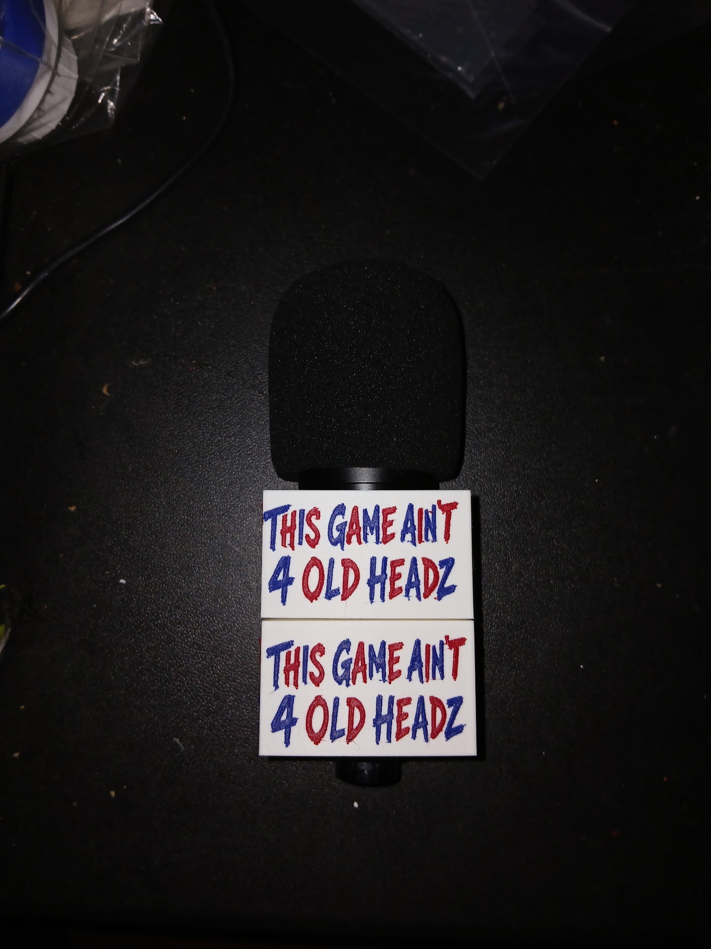 Custom microphone flag creation ( full customization)