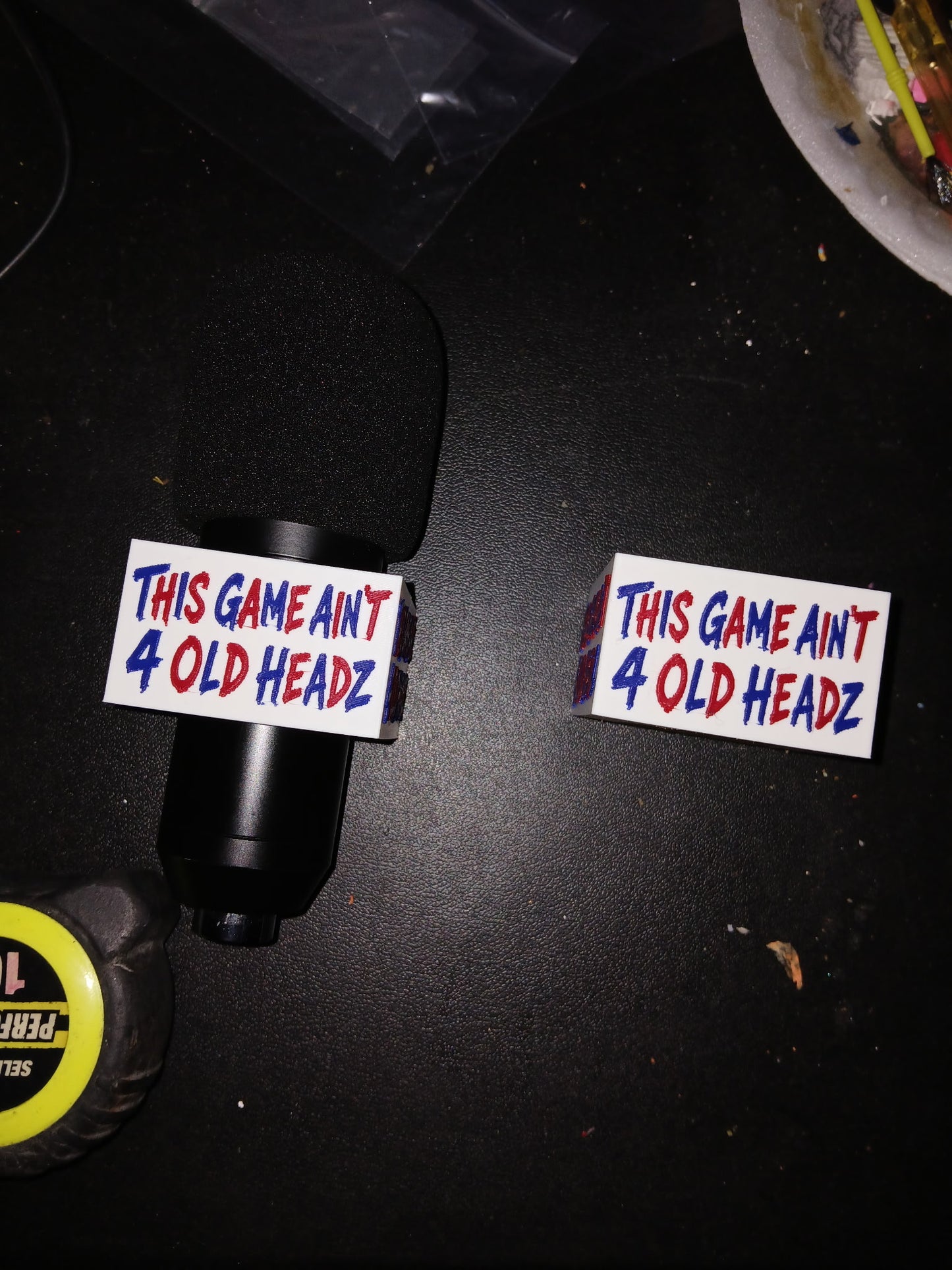 Custom microphone flag creation ( full customization)