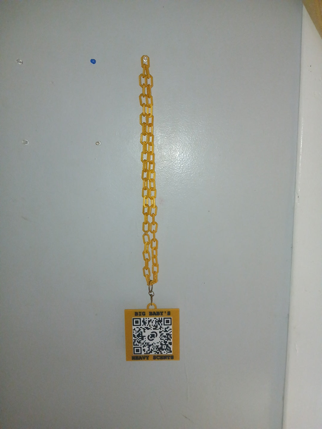 Create your own custom 3D printed QR code business card medallion ( double sided style) (QR code on both sides) (each QR code linked to its own website)