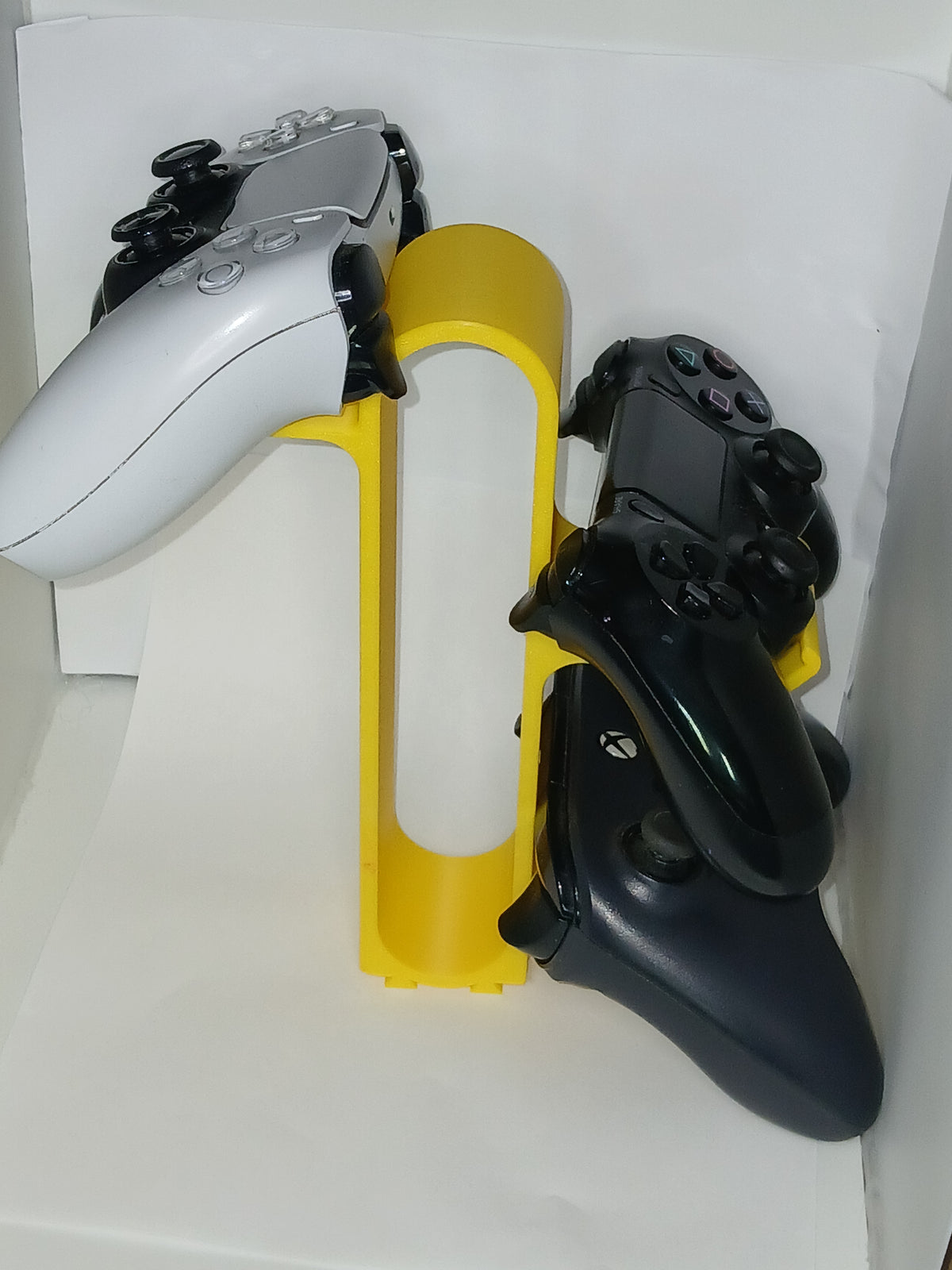 Universal Game Controller & Headphone Stand - Dual Gaming Desk Organizer