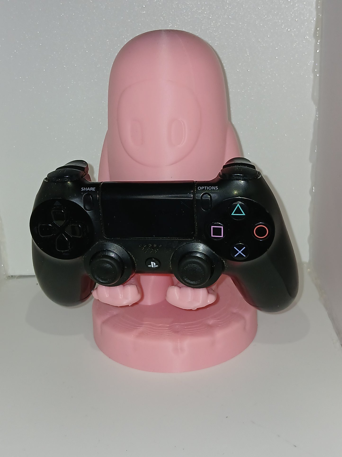 Fall guys inspired custom controller stand for Playstation 5