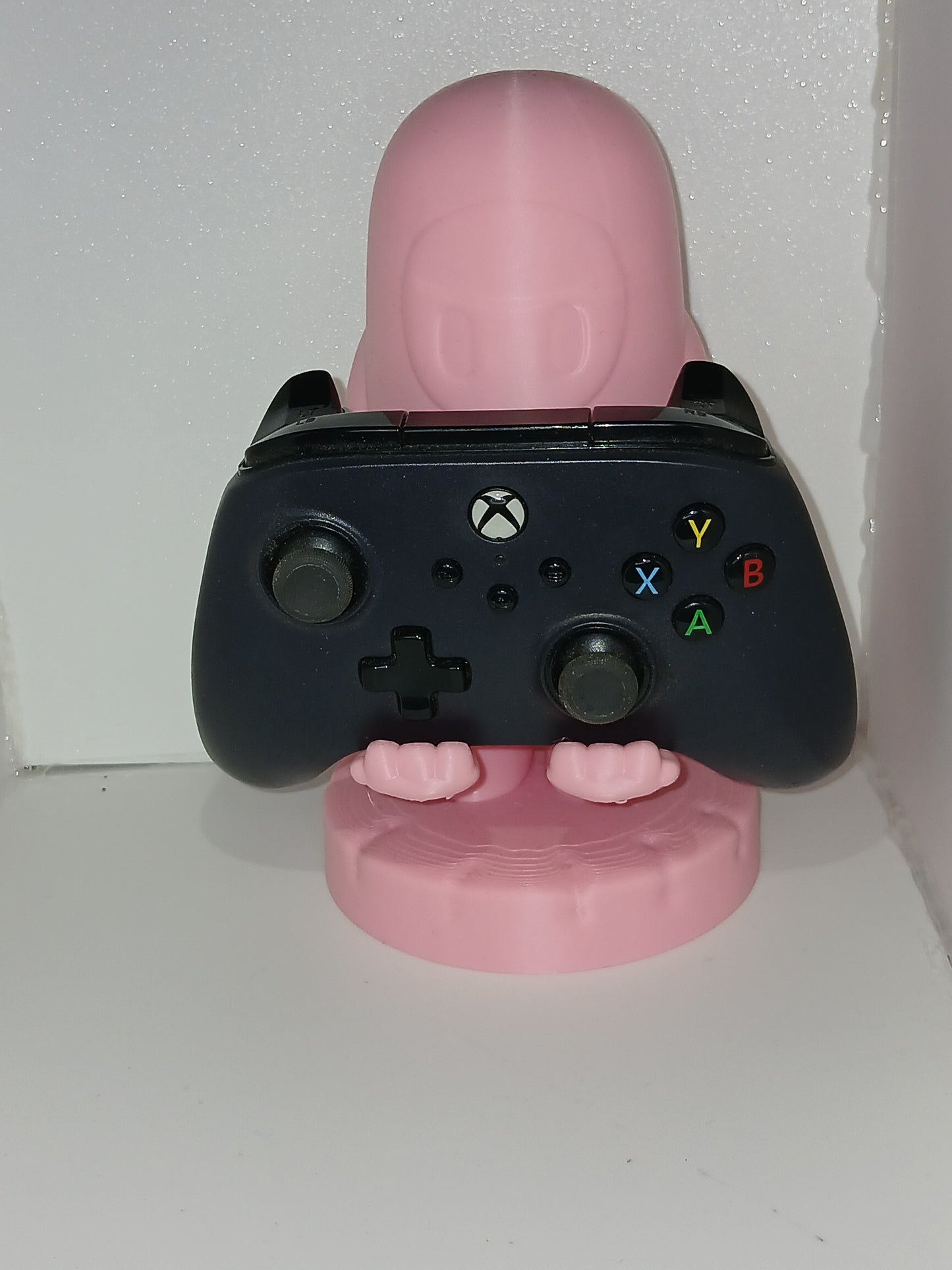 Fall guys inspired custom controller stand for Playstation 5
